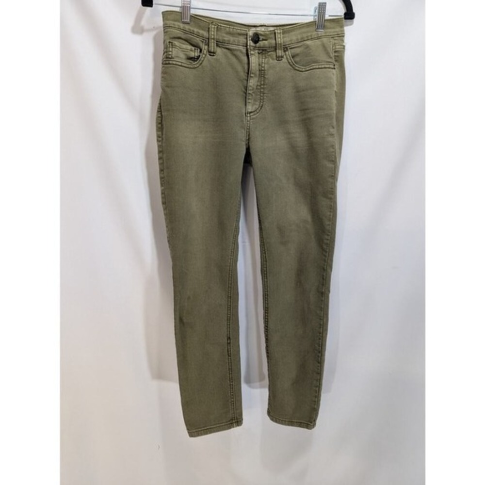 Free People Olive Green High Rise Skinny‎ Jeans Women's Size 27